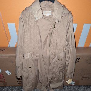 Michael- Michael Kors ladies 3 quarter length rain jacket